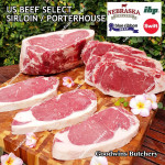 Beef Sirloin America US SELECT (Striploin / New York Strip / Has Luar) frozen whole cuts +/- 5.5 kg/pc (price/kg) brand USDA SWIFT (in stock)